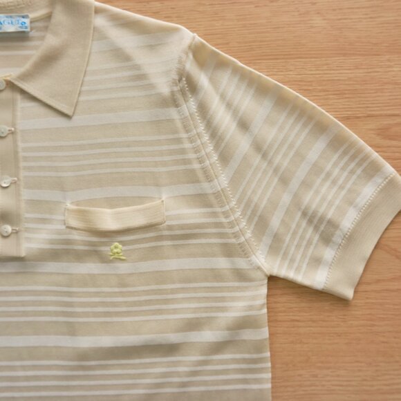 MONTAGUT Paris Men's Polo Shirt Vintage, Size 4, Made in France - Picture 3 of 9